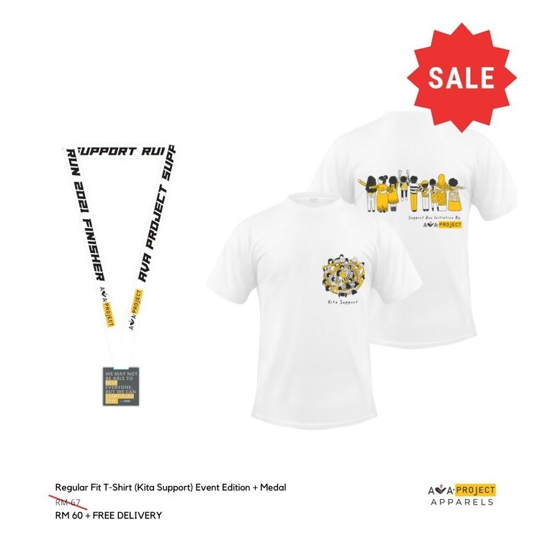 REGULAR FIT T-SHIRT (KITA SUPPORT) EVENT EDITION + MEDAL