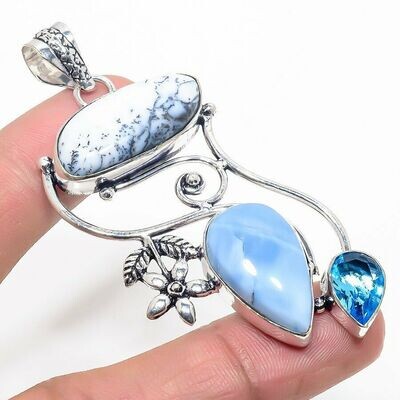 925 Silver Crystal Pendants Boxed Gift