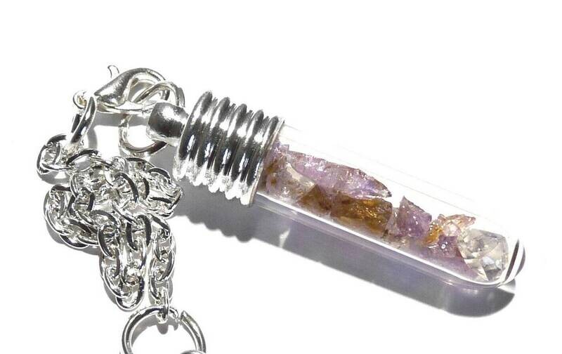 Amazing AURALITE 23 Crystal Pendant = Higher Consciousness Ascension Manifestation Shielding Stellar Gateway