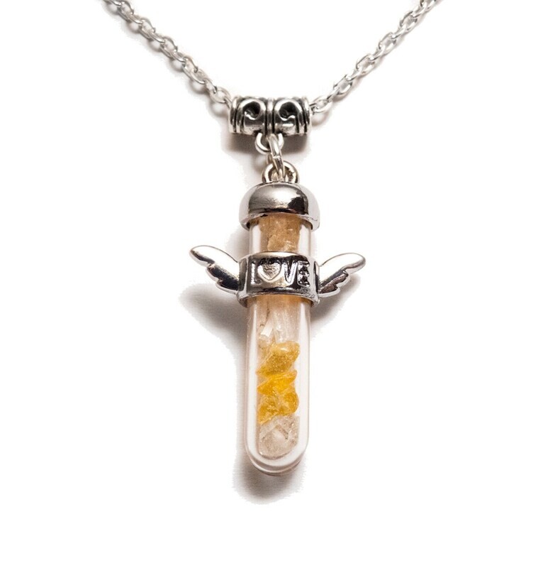 Free Shipping UK Amazing Archangel / Ascended Master Melchizedek Love Wing Crystal Pendant Ascension Manifestation Purification Shielding