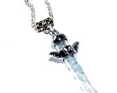 Free Shipping UK Amazing Archangel Uriel Love Wing Guardian Angel Crystal Pendant = Peace Tranquility Giving Devotion