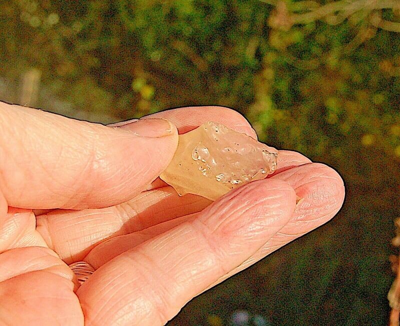 Libyan Dessert Glass Chunk Crystal Chakra Healing Transformation Manifestation