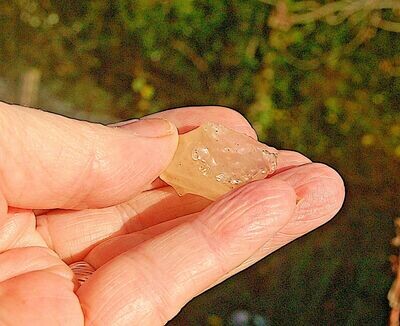 Libyan Dessert Glass Chunk Crystal Chakra Healing Transformation Manifestation