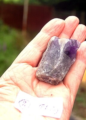 Amazing AURALITE 23 Crystal Chunk = Higher Consciousness Ascension Manifestation Shielding Stellar Gateway No2 weight 51g