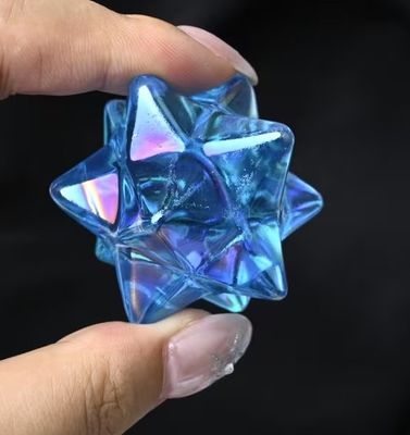 12 Point Aqua Aura Crystal Merkabah Merkaba Cleanses and Protects Auric Field