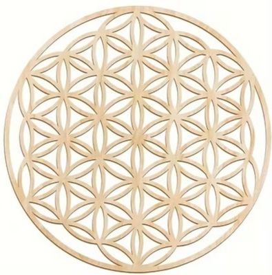 Large Flower of Life Wooden Ascension Therapy Grid Large Flower of Life Wooden Ascension Therapy Grid