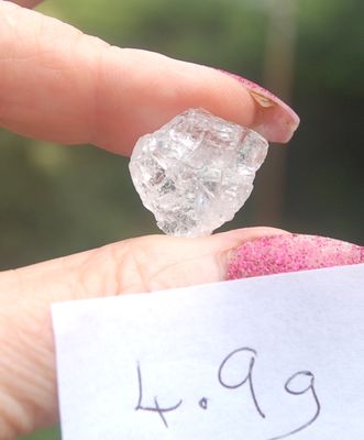 5D Powerful Brazilian Phenakite Phenacite Crystal Meditation Chakra Healing Synergy Ascension Stone Grid 4.2 grams