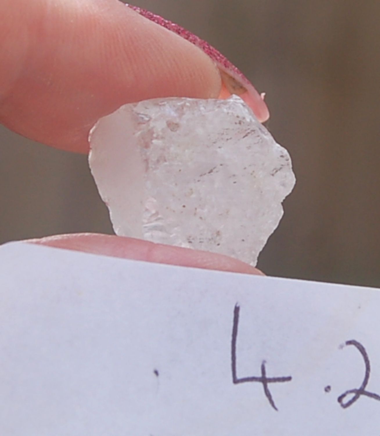 5D Powerful Brazilian Phenakite Phenacite Crystal Meditation Chakra Healing Synergy Ascension Stone Grid 4.2 grams