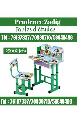 Tables d&#39;études pour enfants