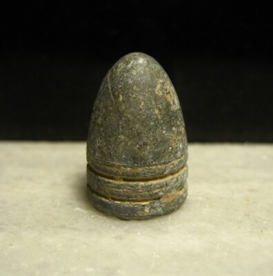 JUST ADDED ON 7/1 - BATTLE OF GETTYSBURG / THE VALLEY OF DEATH / ROSENSTEEL COLLECTION - .54 Caliber Burnside Carbine Bullet found by Ellwood Cullison - Not Much Left from This Location JUST ADDED ON 7/1 - BATTLE OF GETTYSBURG / THE VALLEY OF DEATH / ROSENSTEEL COLLECTION - .54 Caliber Burnside Carbine Bullet found by Ellwood Cullison - Not Much Left from This Location
