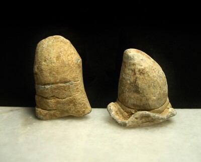 JUST ADDED ON 7/23 - THE BATTLE OF FREDERICKSBURG / AREA OF MEADE'S ATTACK - Two Fired Bullets - One Rear Impact Looks Like a Hat - found April, 1971 JUST ADDED ON 7/23 - THE BATTLE OF FREDERICKSBURG / AREA OF MEADE'S ATTACK - Two Fired Bullets - One Rear Impact Looks Like a Hat - found April, 1971