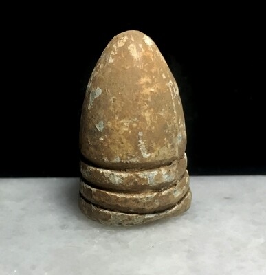 JUST ADDED ON 7/23 - GETTYSBURG - HOLLOW BETWEEN DEVIL'S DEN / LITTLE & BIG ROUND TOPS - ROSENSTEEL FAMILY - .58 Caliber Bullet - Not Much Left from this Location JUST ADDED ON 7/23 - GETTYSBURG - HOLLOW BETWEEN DEVIL'S DEN / LITTLE & BIG ROUND TOPS - ROSENSTEEL FAMILY - .58 Caliber Bullet - Not Much Left from this Location