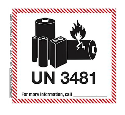 Lithium Battery UN3481
