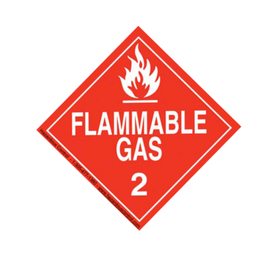 Class 2.1: Flammable Gas Labels