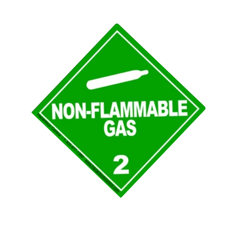 Class 2.2: Non-Flammable Gas Labels