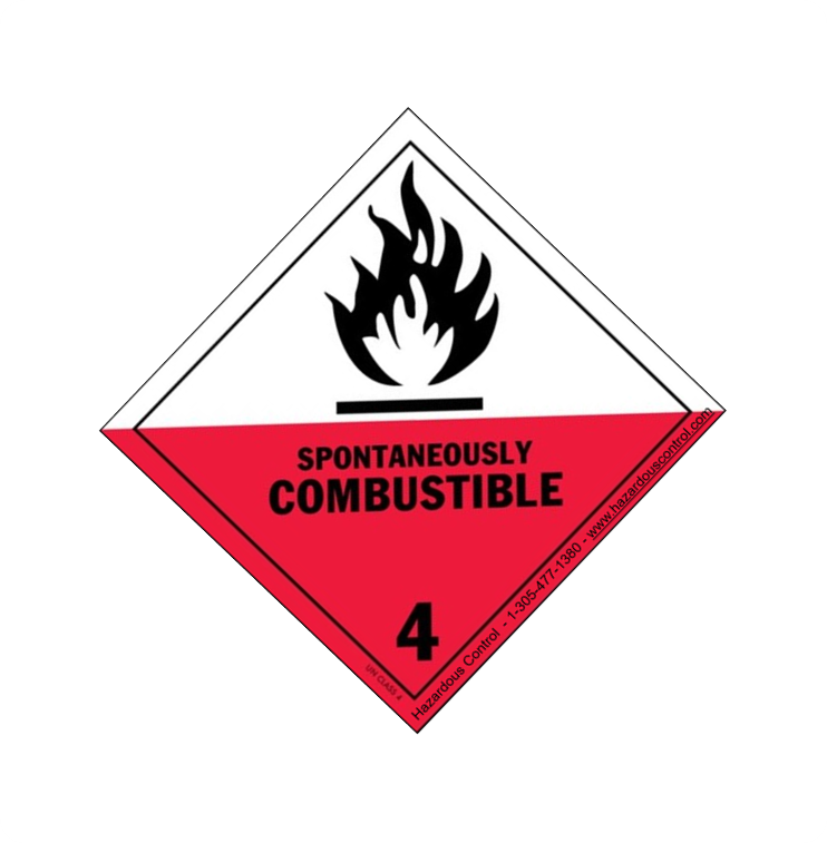 Class 4.2: Spontaneously Combustible
