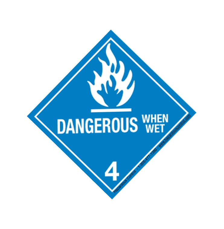 Class 4.3: Dangerous When Wet