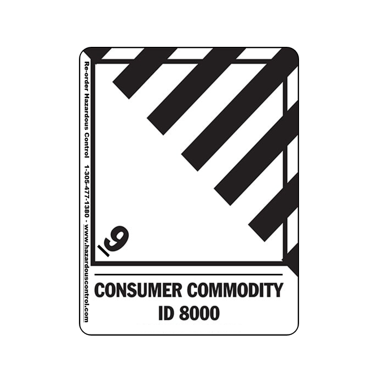 Class 9: Miscellaneous ID8000 Consumer Commodity
