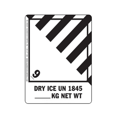 Class 9: Miscellaneous UN1845 Dry Ice