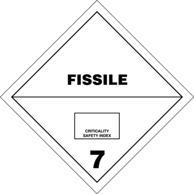 PLACARDS 7 FISSILE