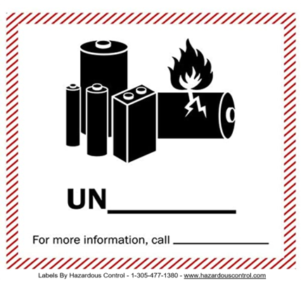 Label Lithium Battery