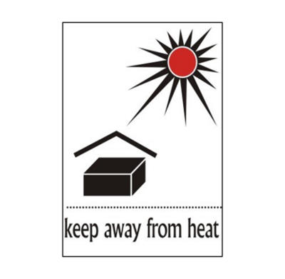 Label Keep Away From The Sun