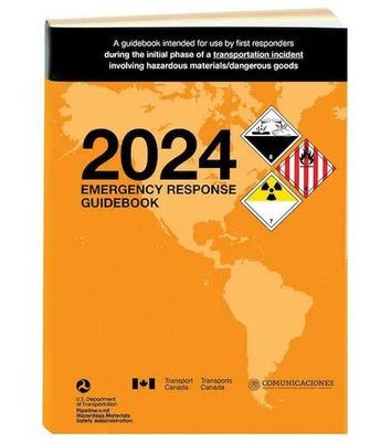 2024 Emergency Response Guidebook (ERG), Regular Bound, Standard Size, 5½&quot;×7½&quot;