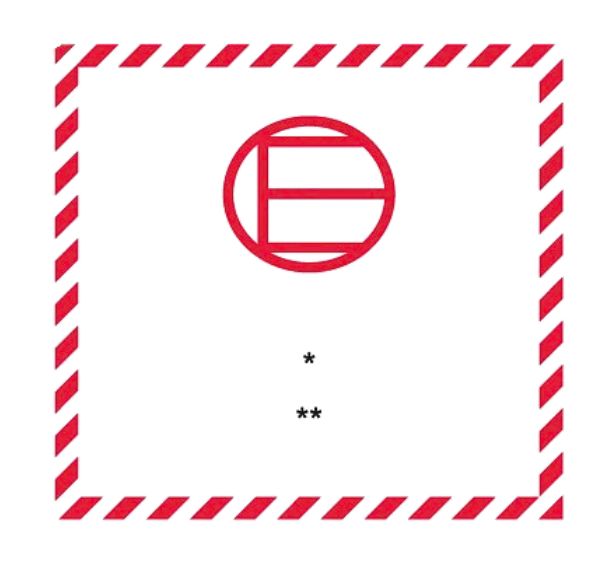 Label Excepted Quantity Package Mark