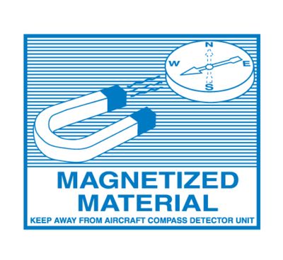 Label Magnetized Material