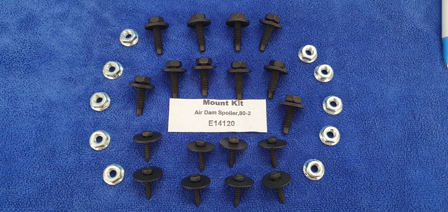 MOUNT KITFRONT AIR DAMSPOILER EXTENSION28 PIECES8082 (E14120) 3C3