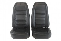 SEAT ASSEMBLY SET-COMPLETE-MOUNTED 100% LEATHER-76-78 (#E23746)