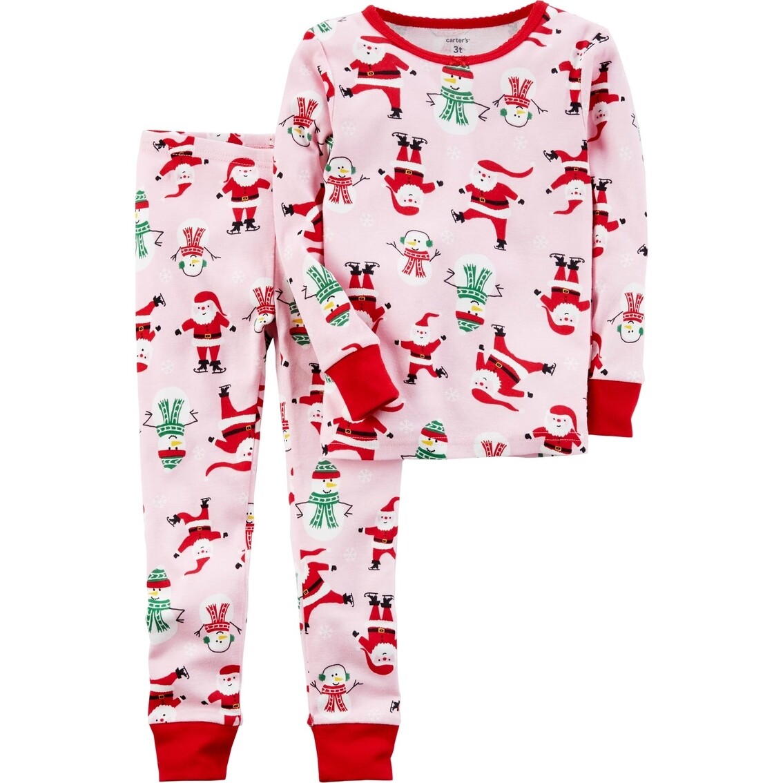 Original Carter's Baby Girls Holiday Pajama Set