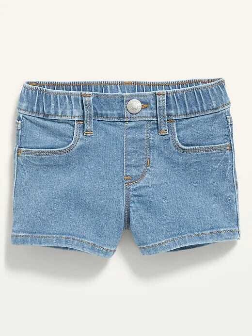 Old Navy Pull-On Jean Shorts For Toddler
