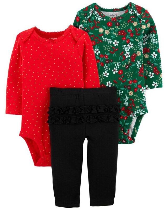 Original Carter&#39;s 3-Piece Floral Outfit Set