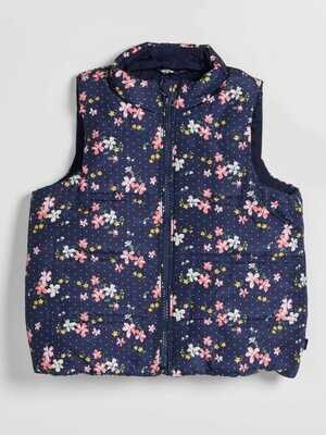 Gap Girls Floral Puffer Vest