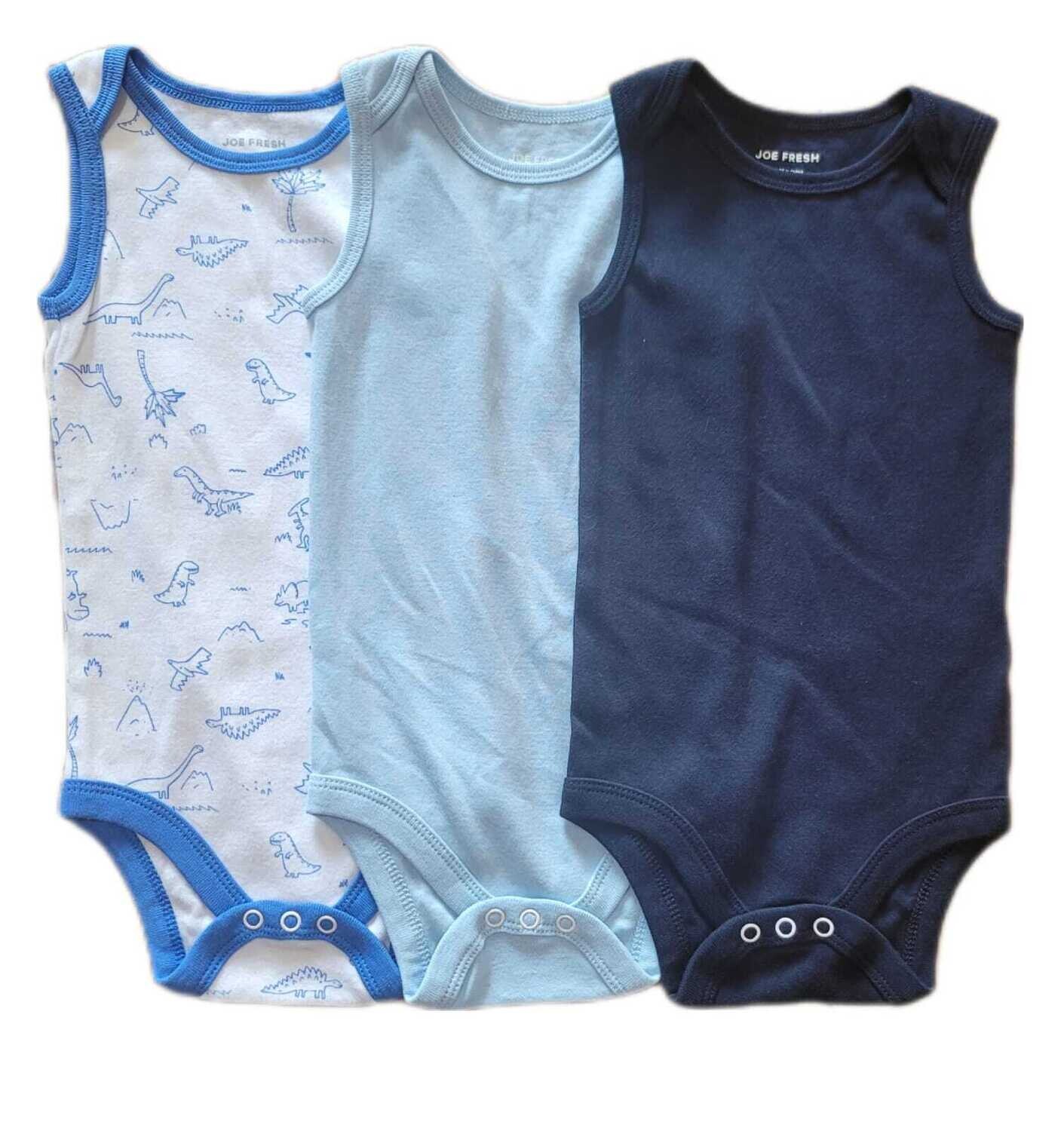 Joe Fresh Baby Boys 3-Pack Bodysuit Set