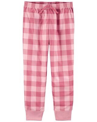 Original Carter's Girls Plaid Fleece Pajama Pants
