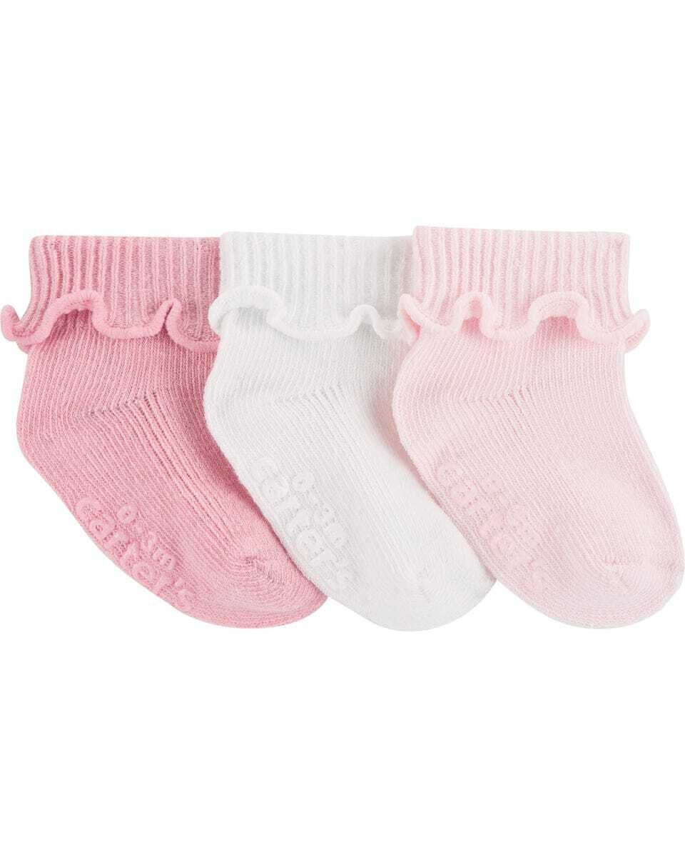 Original Carter's Baby Girl 3-Pack Socks