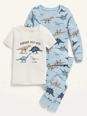 Old Navy Baby & Toddler Boys 3-Piece Graphic Pajama Set