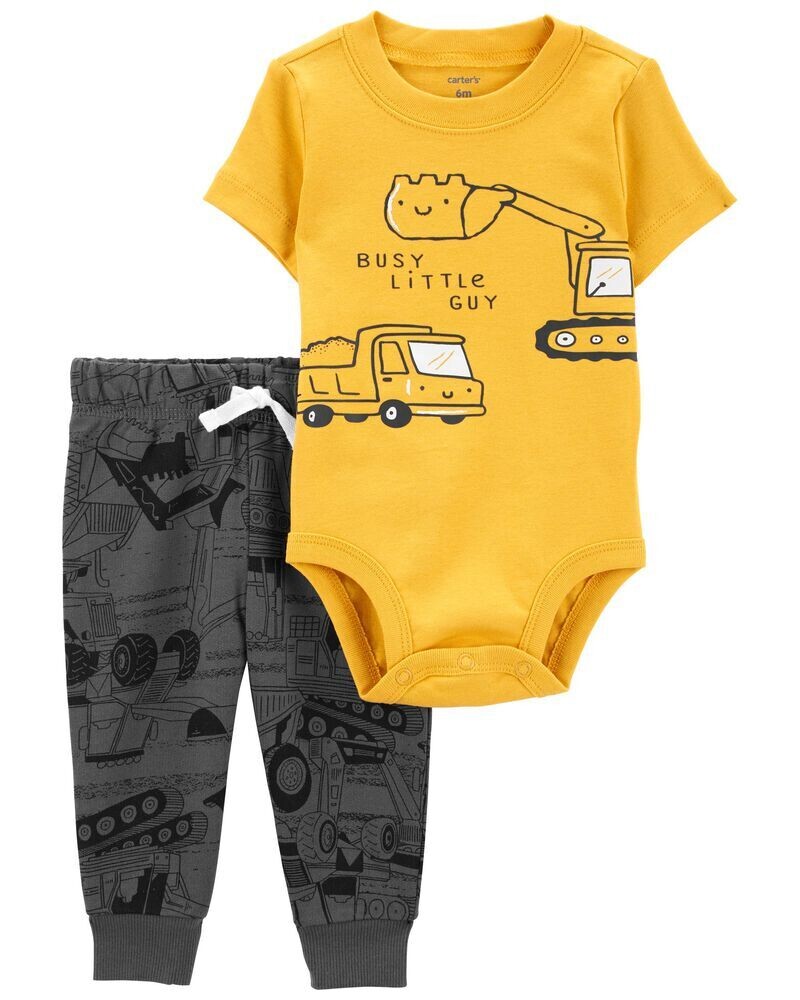 Original Carter's Baby 2-Piece Construction Bodysuit Pant Set