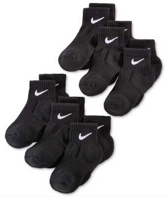 Nike Boys 6-Pack Ankle Midweight Socks