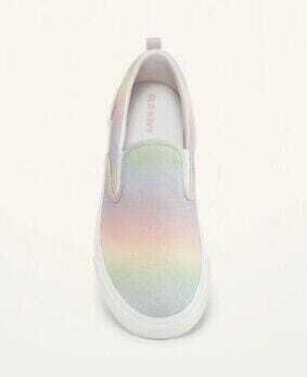 Old Navy Girls Canvas Slip-On Sneakers