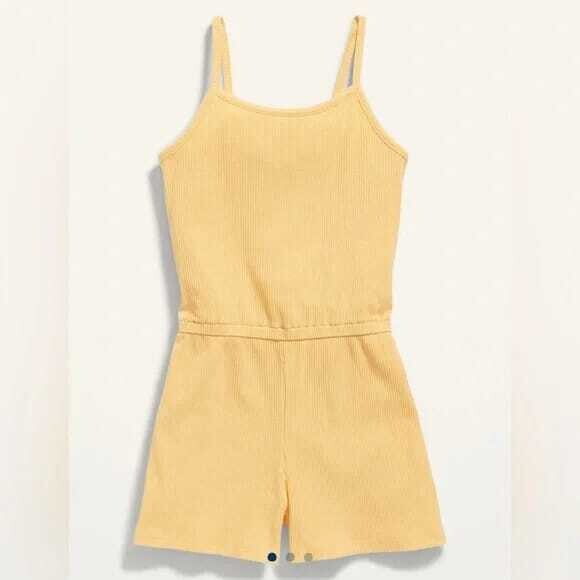 Old Navy Girls Rib-Knit Cami Romper