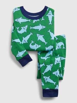 GAP Baby & Toddler Shark Printed Pajamas