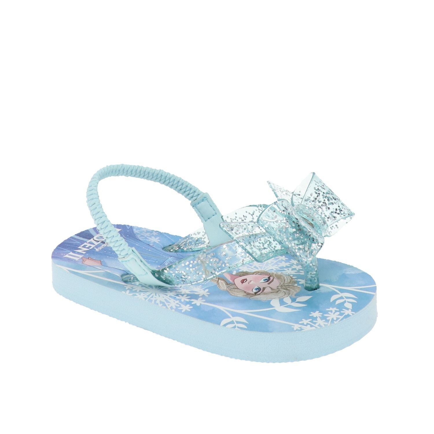 Disney Frozen II Toddler Girl&#39;s Flip Flop Sandals, Size: 21-22, Color: Blue