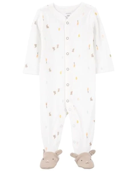 Original Carter&#39;s Baby Easter Bunny Snap-Up Sleep &amp; Play