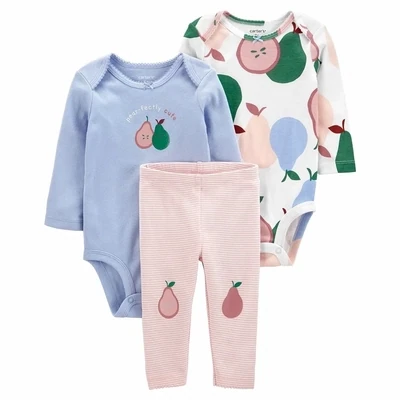 Original Carter's 3-Piece Pear Outfit Set - Baby Girl