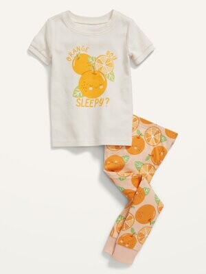 Old Navy Unisex Printed Pajama Set for Toddler