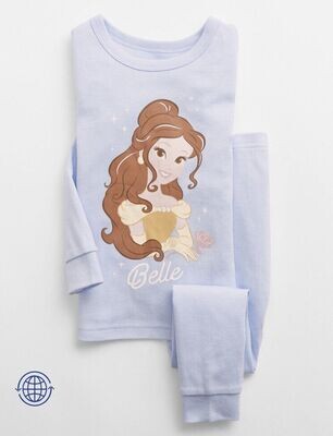 GAP Disney Belle 100% Organic Cotton Pajama Set