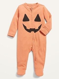 Old Navy Boys 2-Way-Zip Footed Cotton Overall